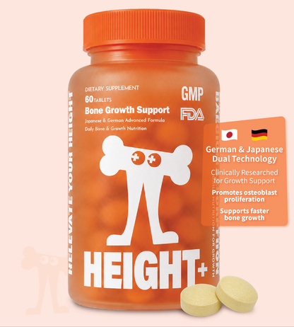 BOOSTER+ HEIGHT+ Bone & Growth Nutrition Formula | 60 Tablets