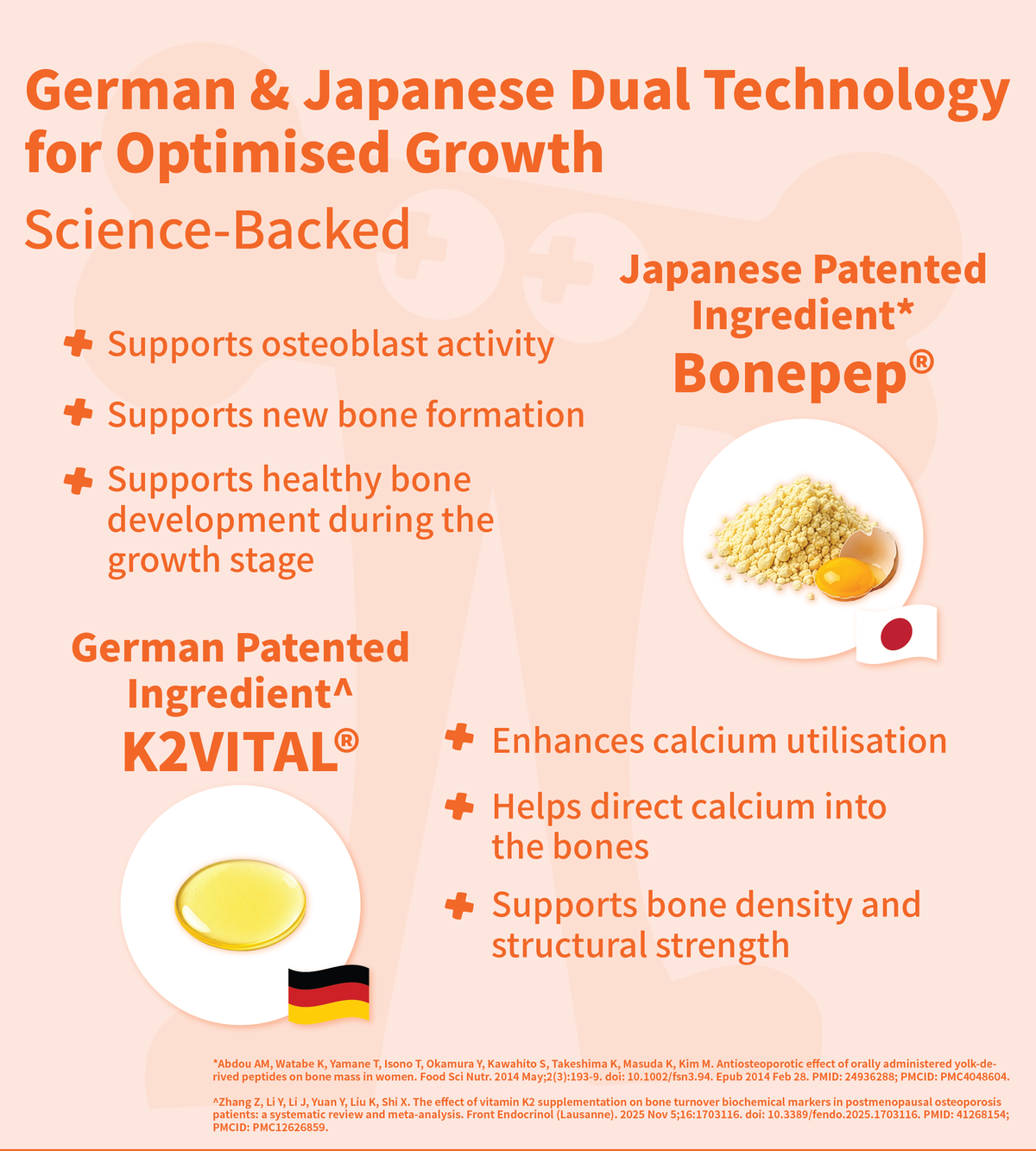 BOOSTER+ HEIGHT+ Bone & Growth Nutrition Formula | 60 Tablets