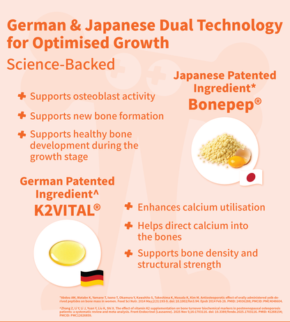 BOOSTER+ HEIGHT+ Bone & Growth Nutrition Formula | 60 Tablets